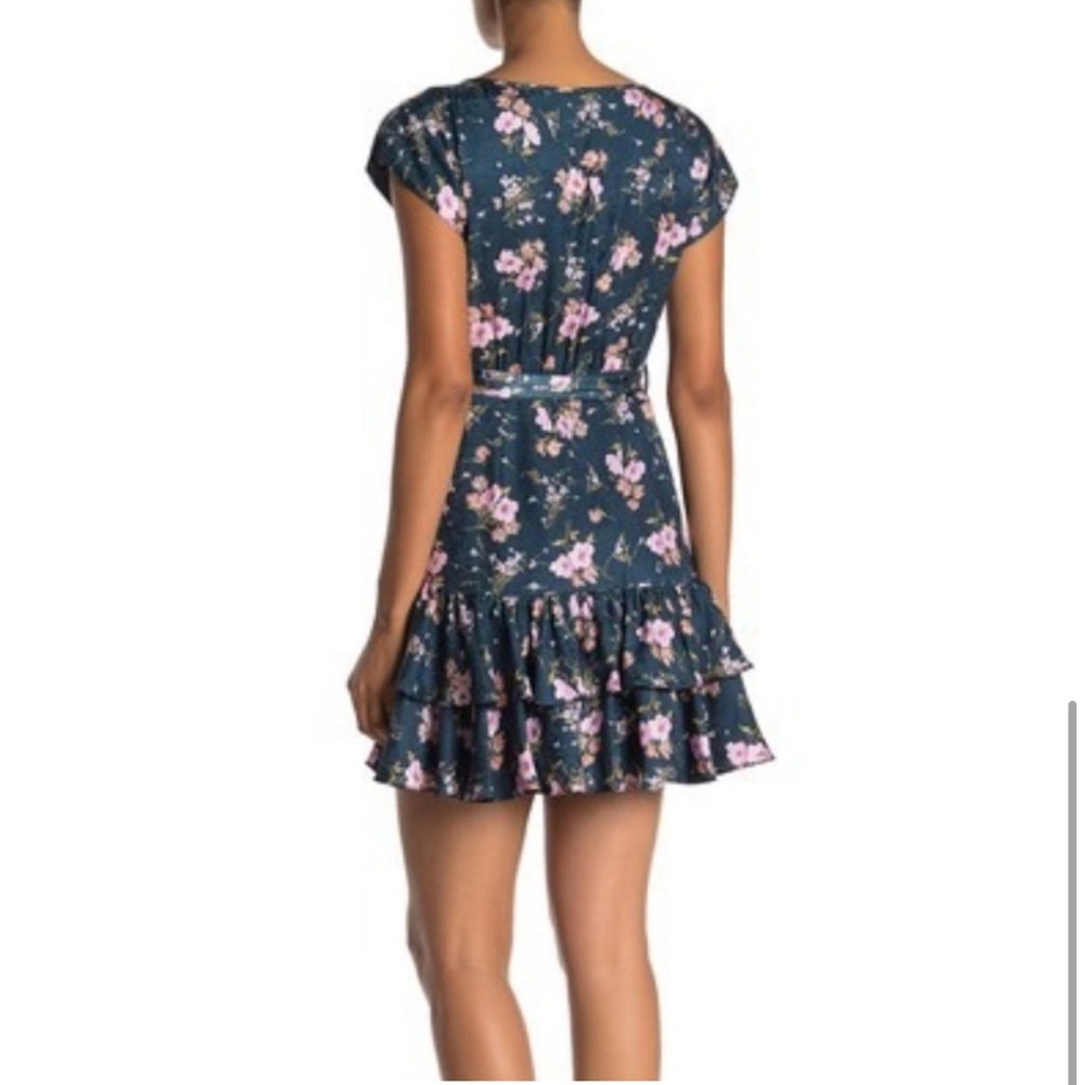 Rebecca Taylor Emilie Ruffled Silk Floral Dress - Picture 2 of 10